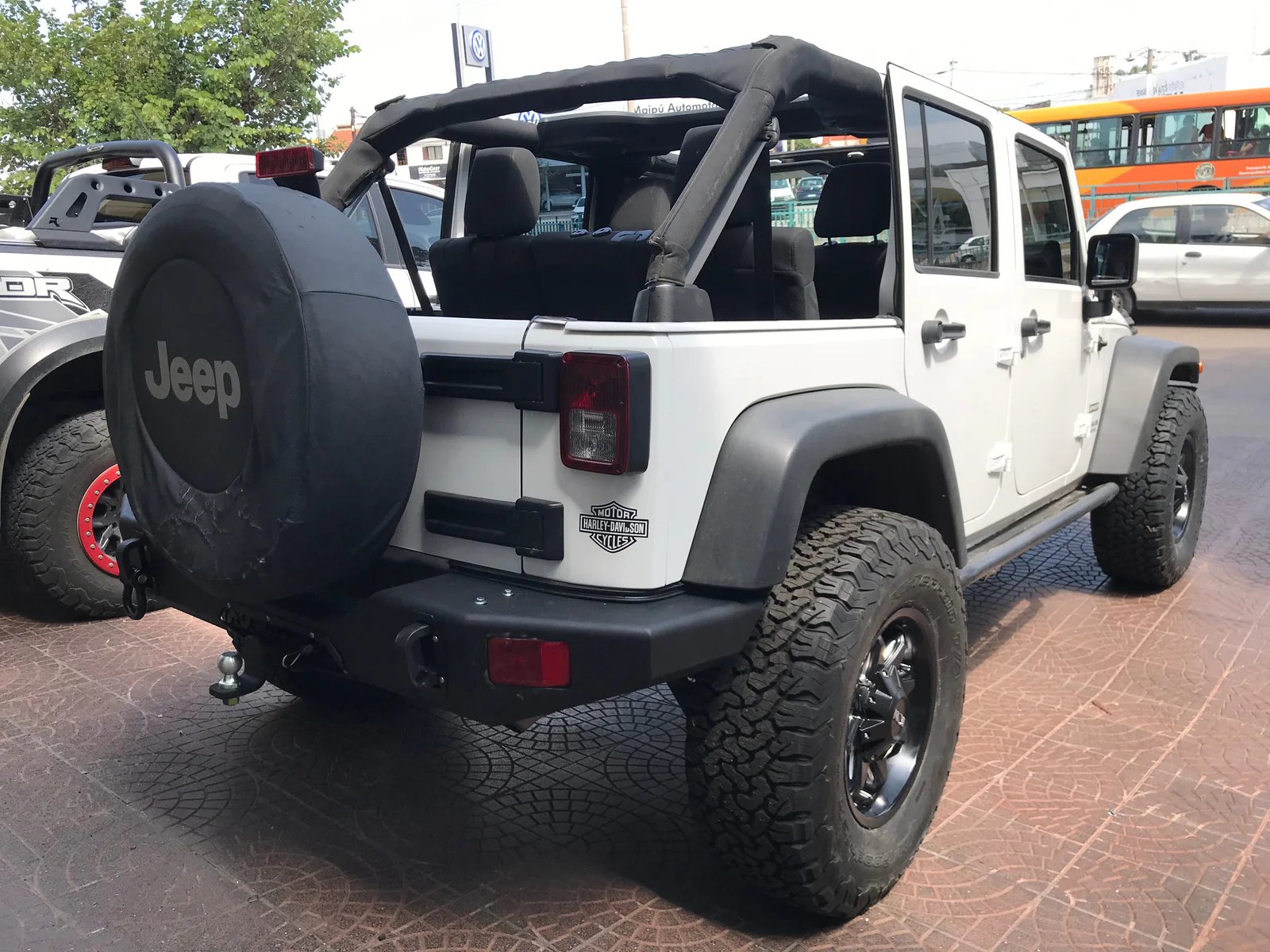 JEEP WRANGLER JK 2007-2018 REAR BUMPER