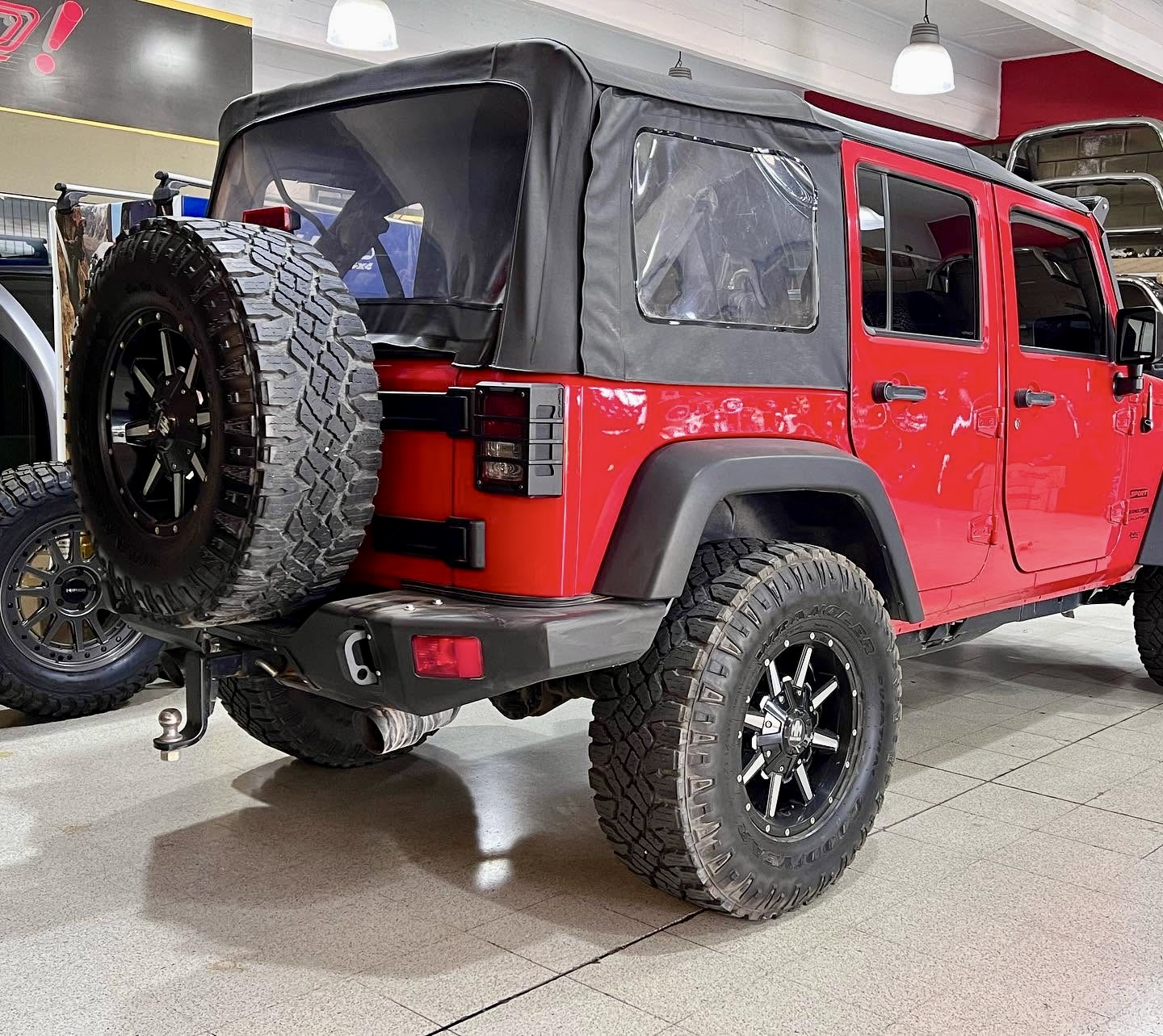JEEP WRANGLER JK 2007-2018 REAR BUMPER